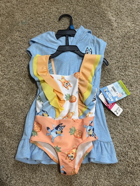 Bluey Other - 2T Toddler Girl’s Bluey 2-piece Swimsuit Set Bundle NWT